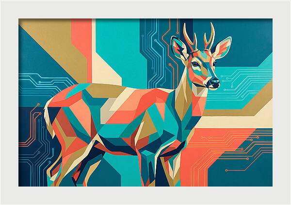 Huemul In Geometric Harmony