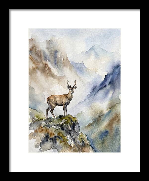 Huemul In Majestic Landscape