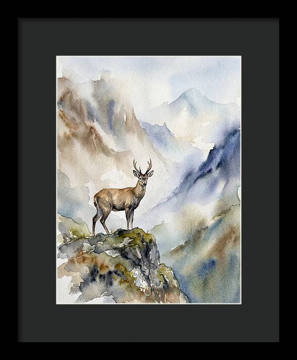 Huemul In Majestic Landscape
