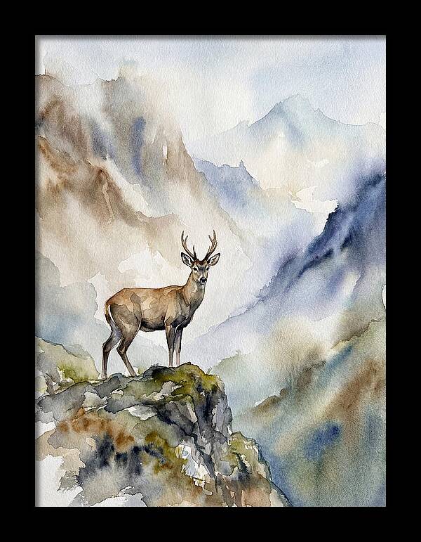 Huemul In Majestic Landscape