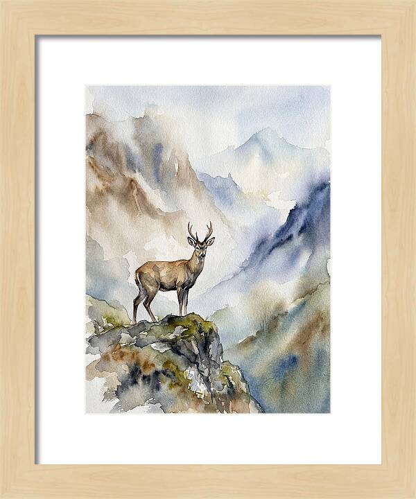 Huemul In Majestic Landscape