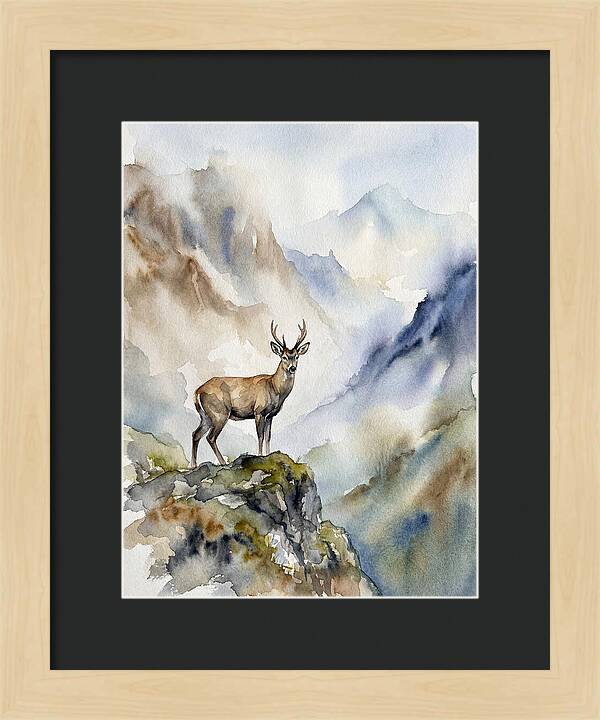 Huemul In Majestic Landscape