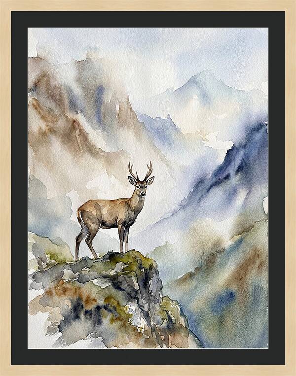 Huemul In Majestic Landscape