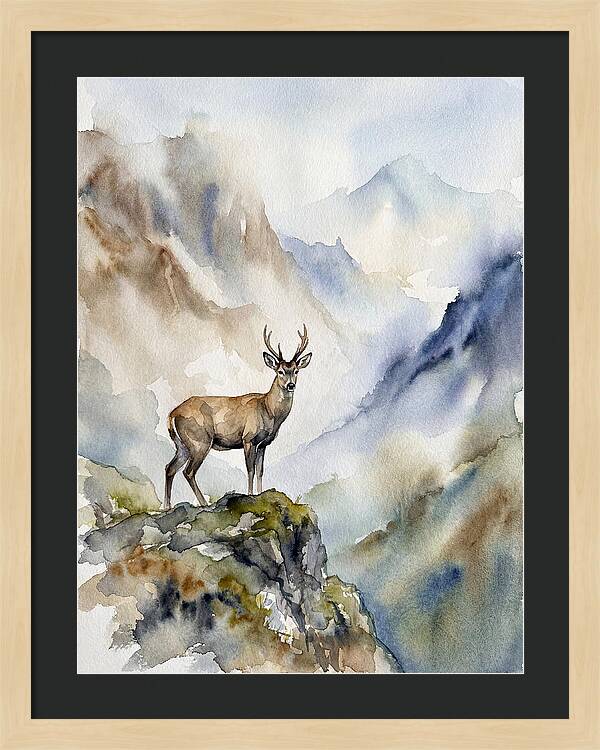 Huemul In Majestic Landscape