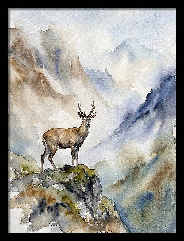 Huemul In Majestic Landscape