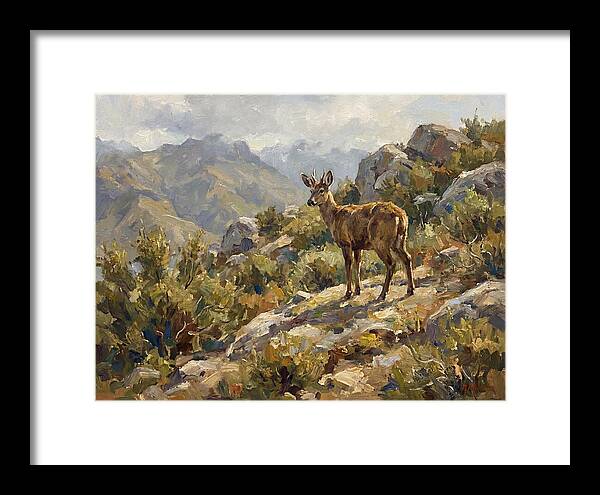 Huemul In Natural Habitat