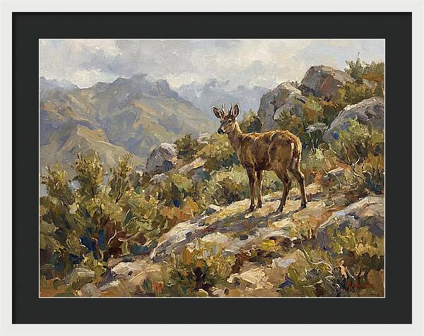 Huemul In Natural Habitat