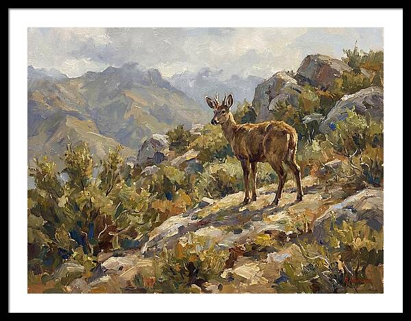 Huemul In Natural Habitat