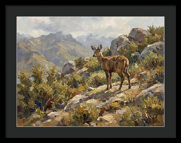 Huemul In Natural Habitat