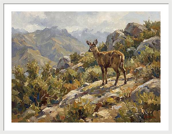 Huemul In Natural Habitat