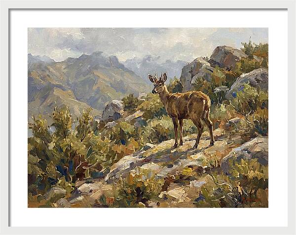 Huemul In Natural Habitat