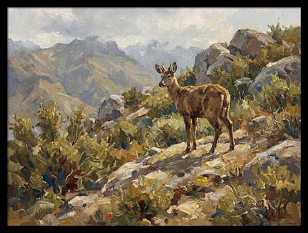 Huemul In Natural Habitat