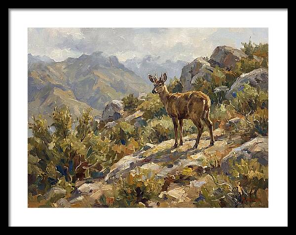 Huemul In Natural Habitat