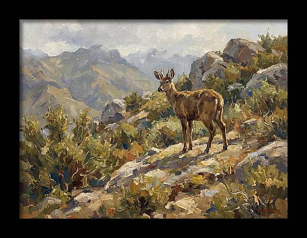 Huemul In Natural Habitat
