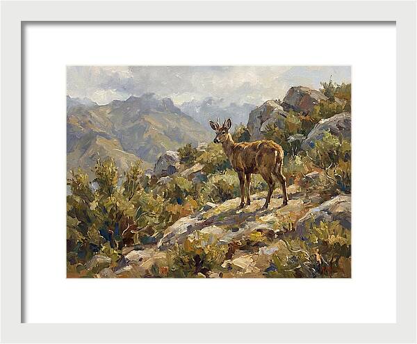 Huemul In Natural Habitat