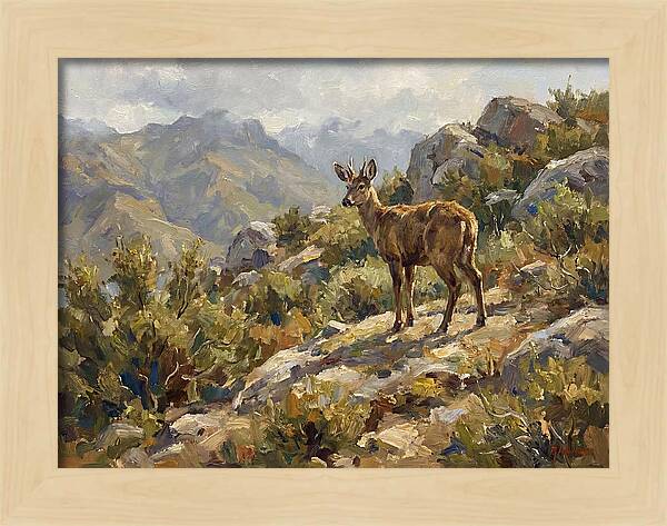 Huemul In Natural Habitat