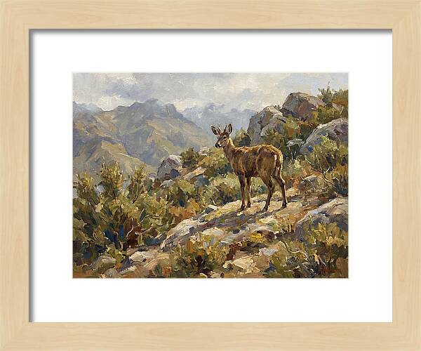 Huemul In Natural Habitat