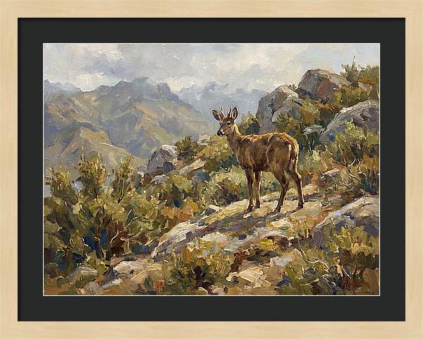 Huemul In Natural Habitat