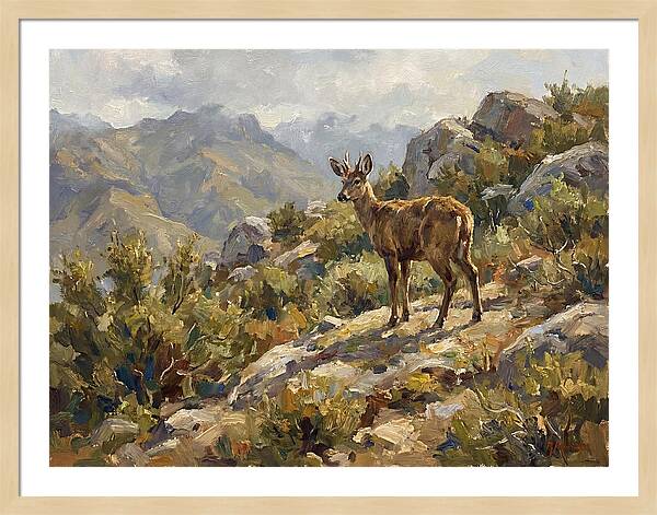 Huemul In Natural Habitat