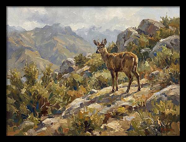 Huemul In Natural Habitat