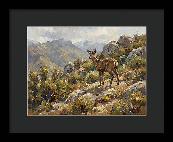 Huemul In Natural Habitat