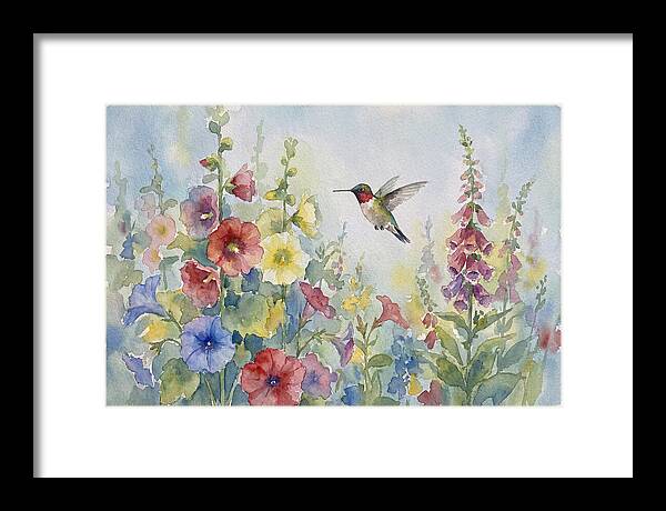 Hummingbird In Bloom