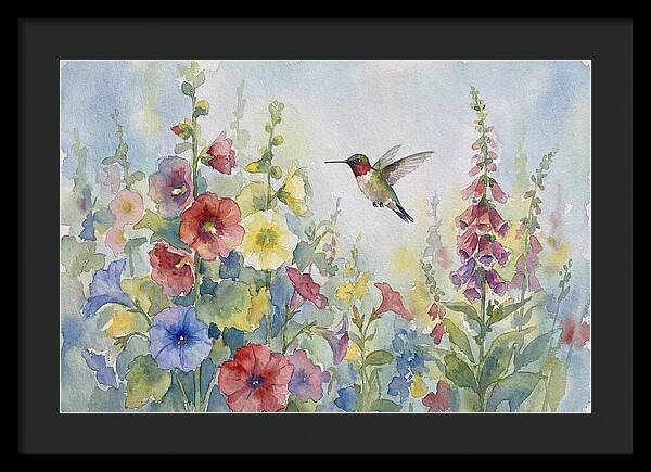 Hummingbird In Bloom