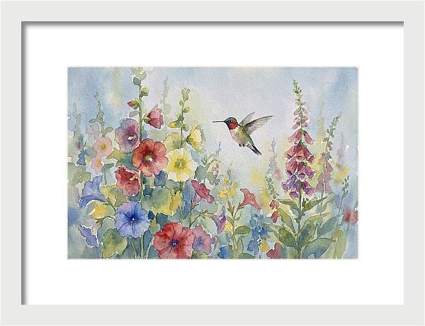 Hummingbird In Bloom
