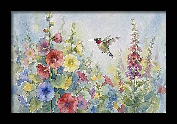 Hummingbird In Bloom