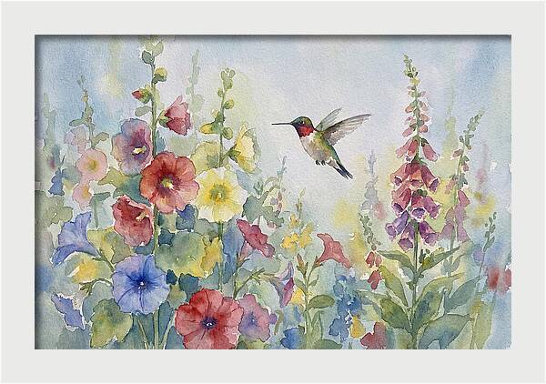 Hummingbird In Bloom
