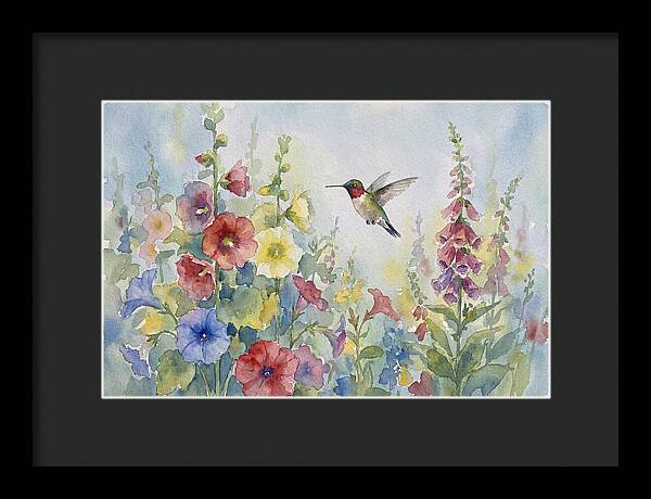 Hummingbird In Bloom