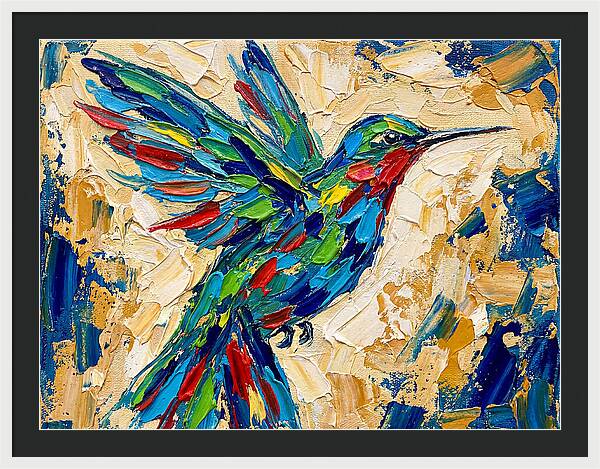 Hummingbird In Vibrant Colors