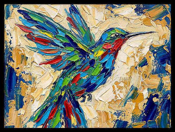 Hummingbird In Vibrant Colors
