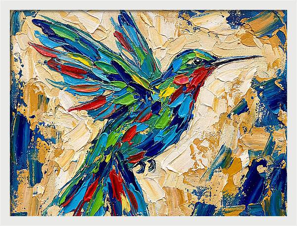 Hummingbird In Vibrant Colors