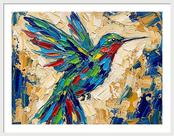 Hummingbird In Vibrant Colors