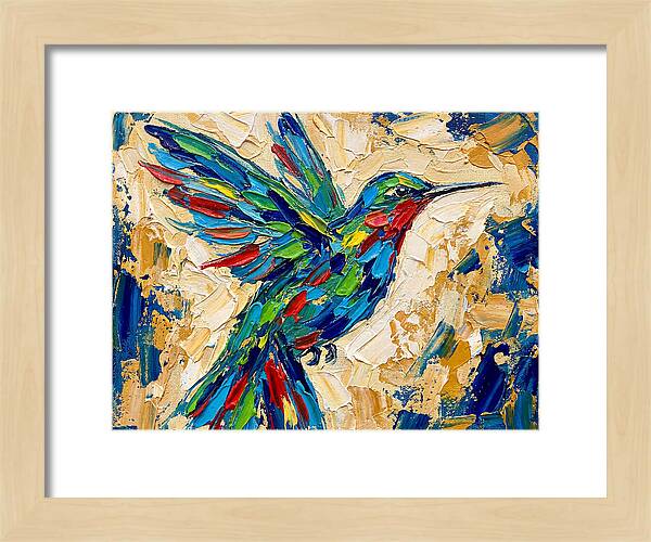 Hummingbird In Vibrant Colors