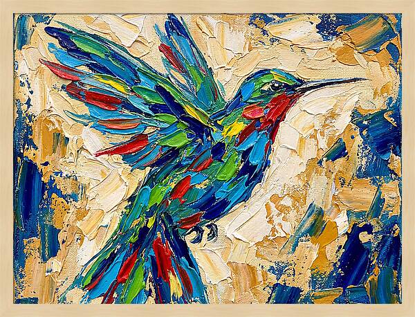 Hummingbird In Vibrant Colors