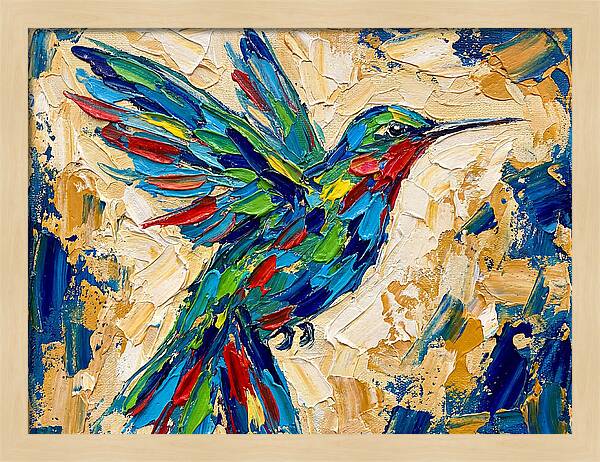 Hummingbird In Vibrant Colors