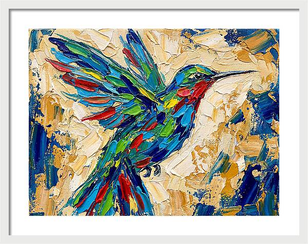 Hummingbird In Vibrant Colors