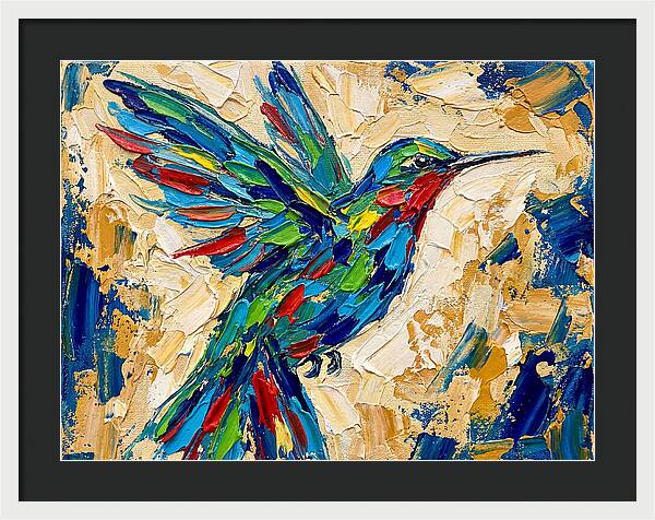 Hummingbird In Vibrant Colors