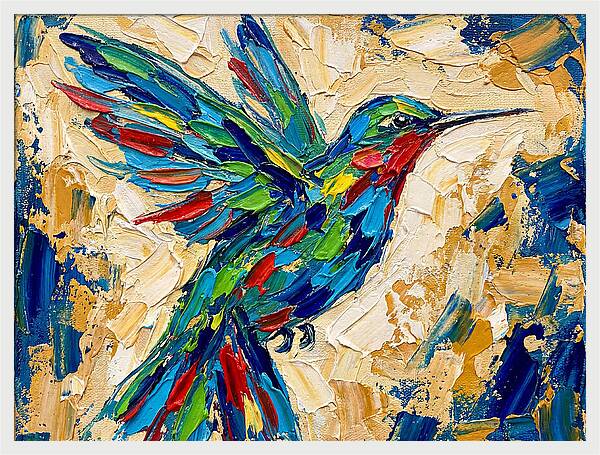 Hummingbird In Vibrant Colors