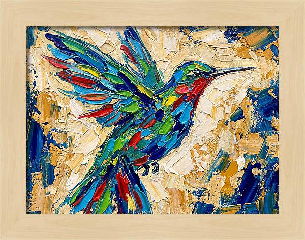 Hummingbird In Vibrant Colors