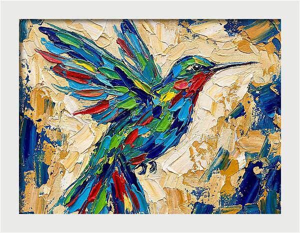 Hummingbird In Vibrant Colors