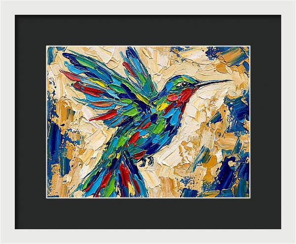 Hummingbird In Vibrant Colors