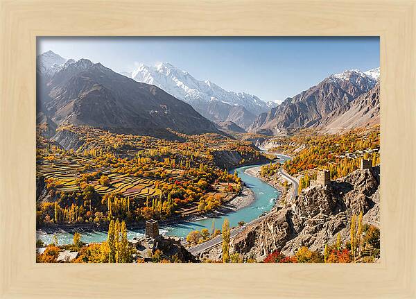 Hunza Valley In Autumn