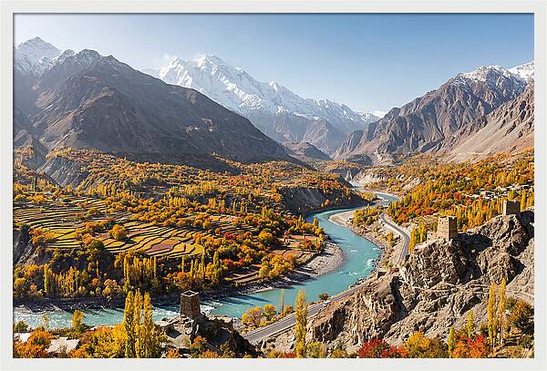Hunza Valley In Autumn