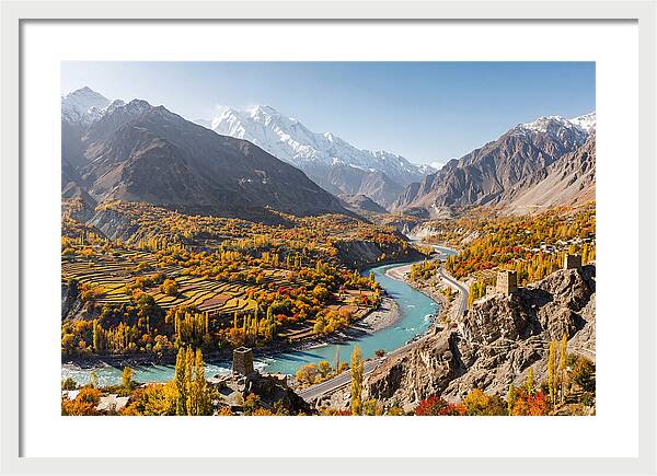 Hunza Valley In Autumn
