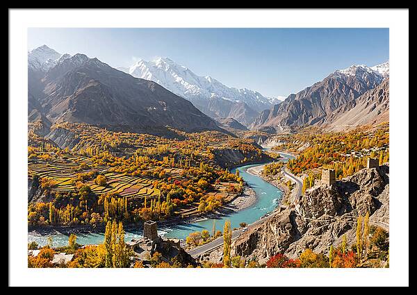 Hunza Valley In Autumn