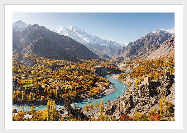 Hunza Valley In Autumn