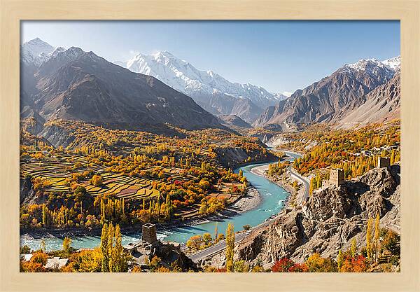 Hunza Valley In Autumn
